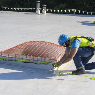 Tie Down Portable Skylight Netting System